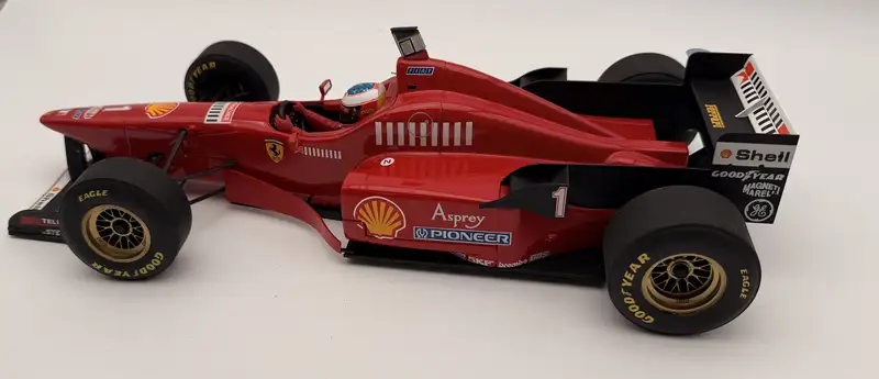 1996 Ferrari F310/2 1:12 Scale Model with Michael Schumacher-For Sale