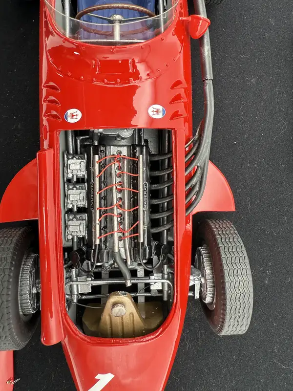 Highly detailed Maserati 250F of Juan Manuel Fangio, World C-Sold
