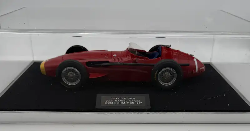 Highly detailed Maserati 250F of Juan Manuel Fangio, World C-Sold