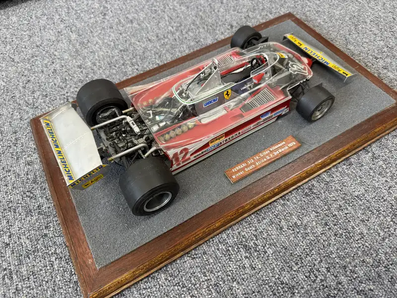 A Very Unusual 1:12 Scale Gilles Villeneuve 1979 Ferrari 312-For Sale