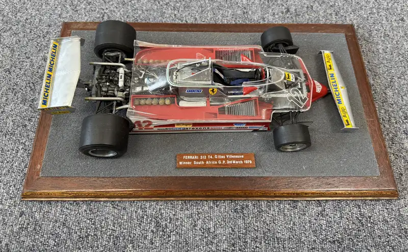 A Very Unusual 1:12 Scale Gilles Villeneuve 1979 Ferrari 312-For Sale