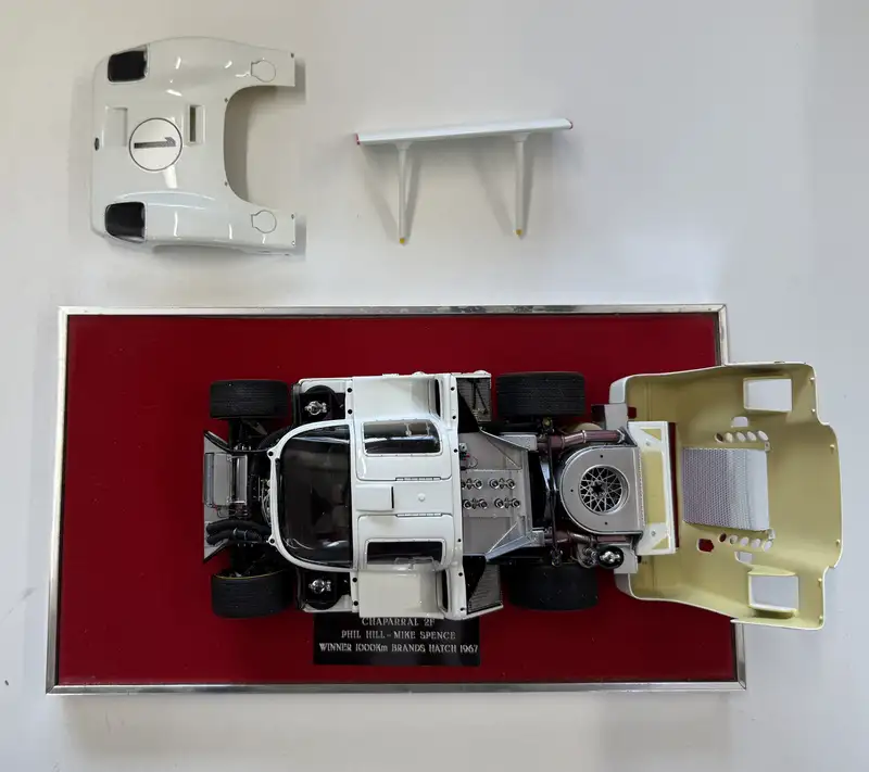 A Pair of Chaparral Sports Racing Models Presented in Perspe-For Sale