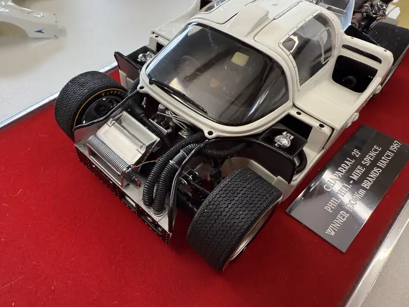 A Pair of Chaparral Sports Racing Models Presented in Perspe-For Sale