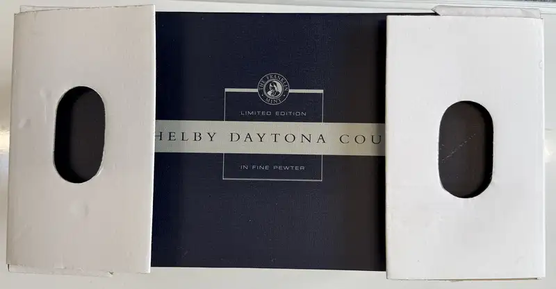1:12 Scale Shelby Daytona Model by Franklin Mint in Pewter-For Sale