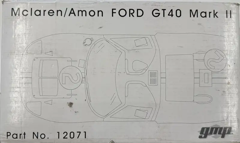 A Very Detailed 1:12 Scale Ford GT40 Mk II GMP Model-For Sale