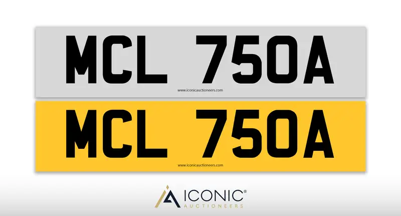 UK Registration Number MCL 750A-For Sale