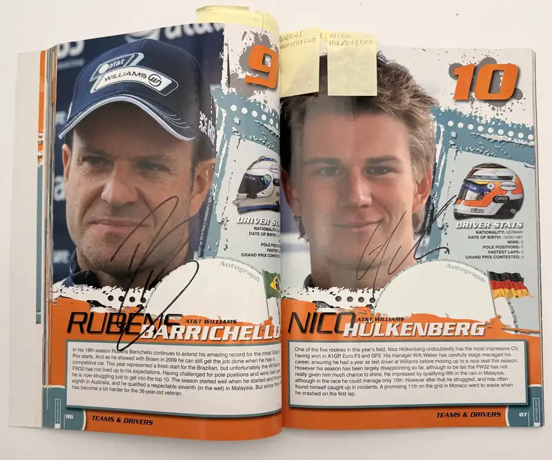 Multi-Signed 2010 Formula 1 British Grand Prix Official Prog-Sold