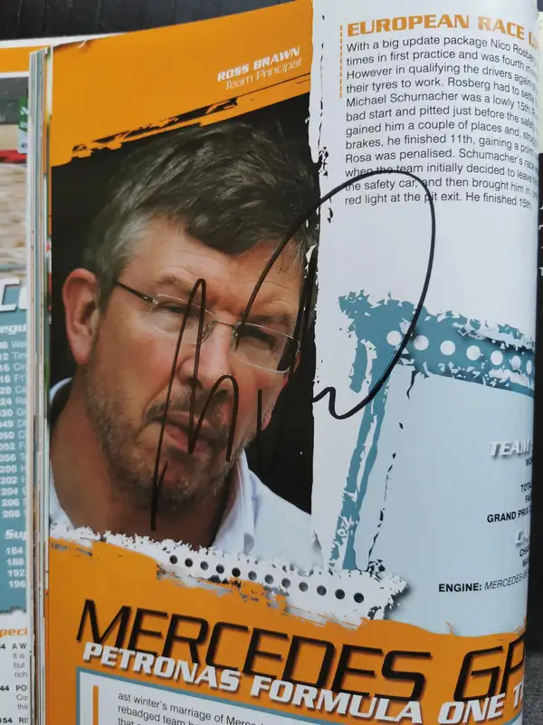 Multi-Signed 2010 Formula 1 British Grand Prix Official Prog-Sold