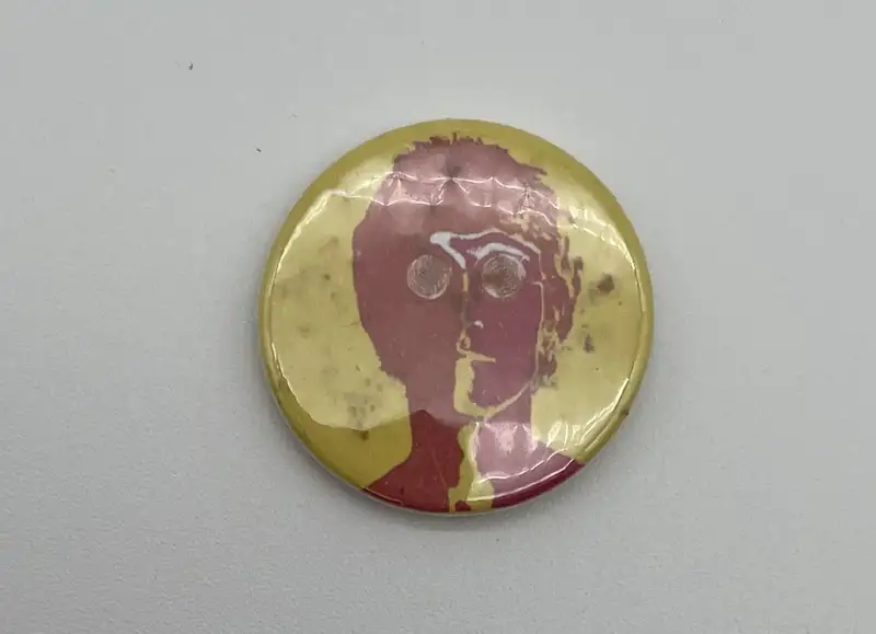 Set of Fine and Original Beatles Lapel Badges-For Sale