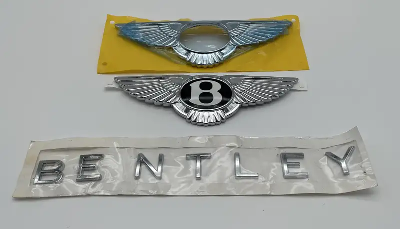 Front and Rear Bentley Badges-For Sale