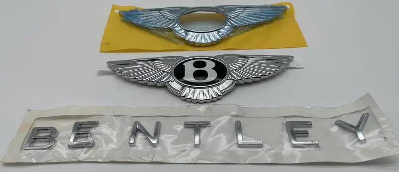 Front and Rear Bentley Badges-For Sale