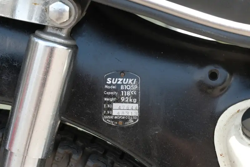 1967 Suzuki B105P 118cc-For Sale
