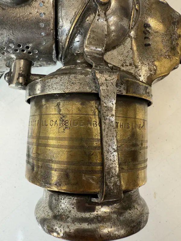 Pre-WWI Self-Generating Acetylene Headlamp-For Sale