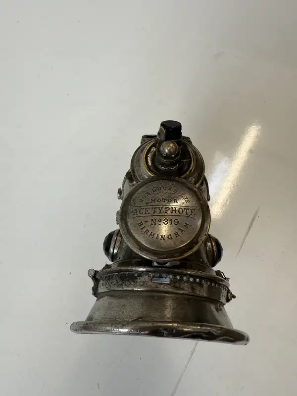 Pre-WWI Self-Generating Acetylene Headlamp-For Sale