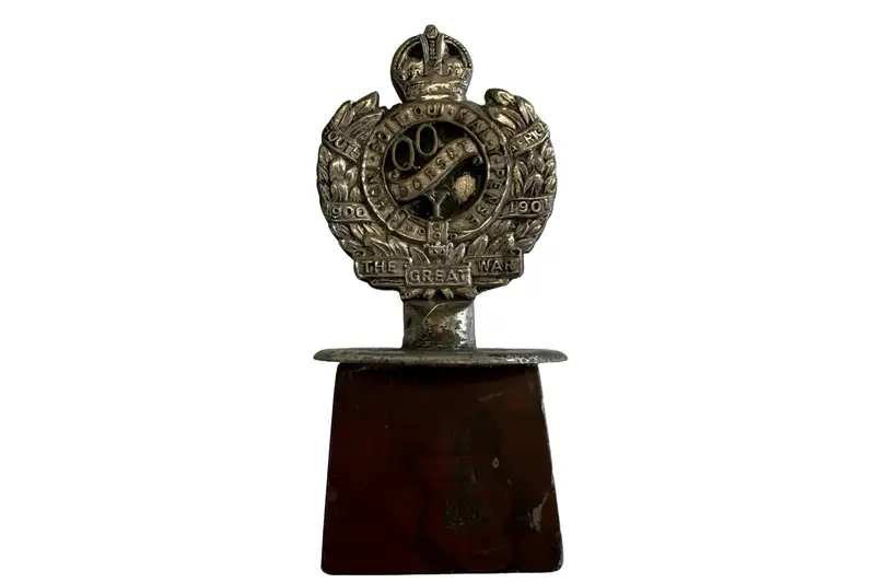 WWI Military Army Staff Car Radiator Mascot-For Sale