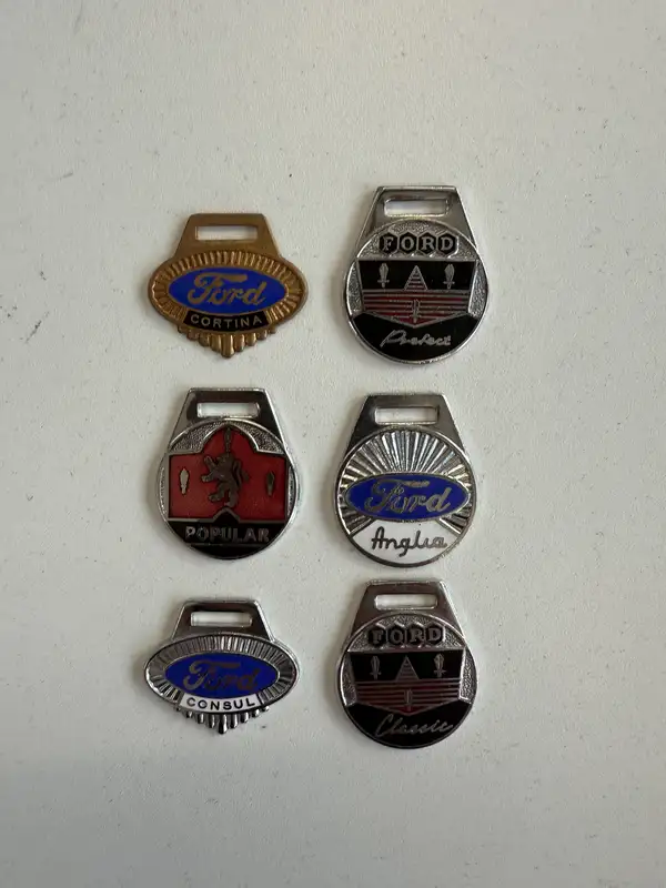 c.1950-1990s Original Ford Key Fobs-For Sale