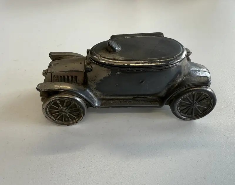 An Interesting Edwardian Motorcar Desk Tidy-For Sale