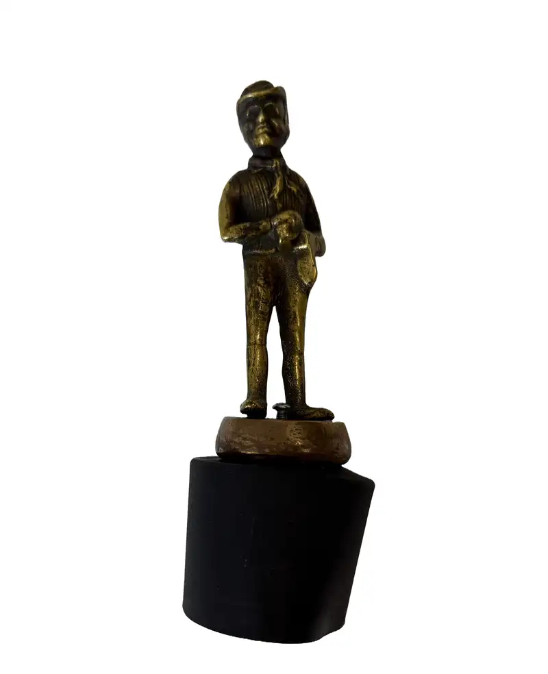 Brass Accessory Mascot Featuring A Charles Dickens Character-For Sale