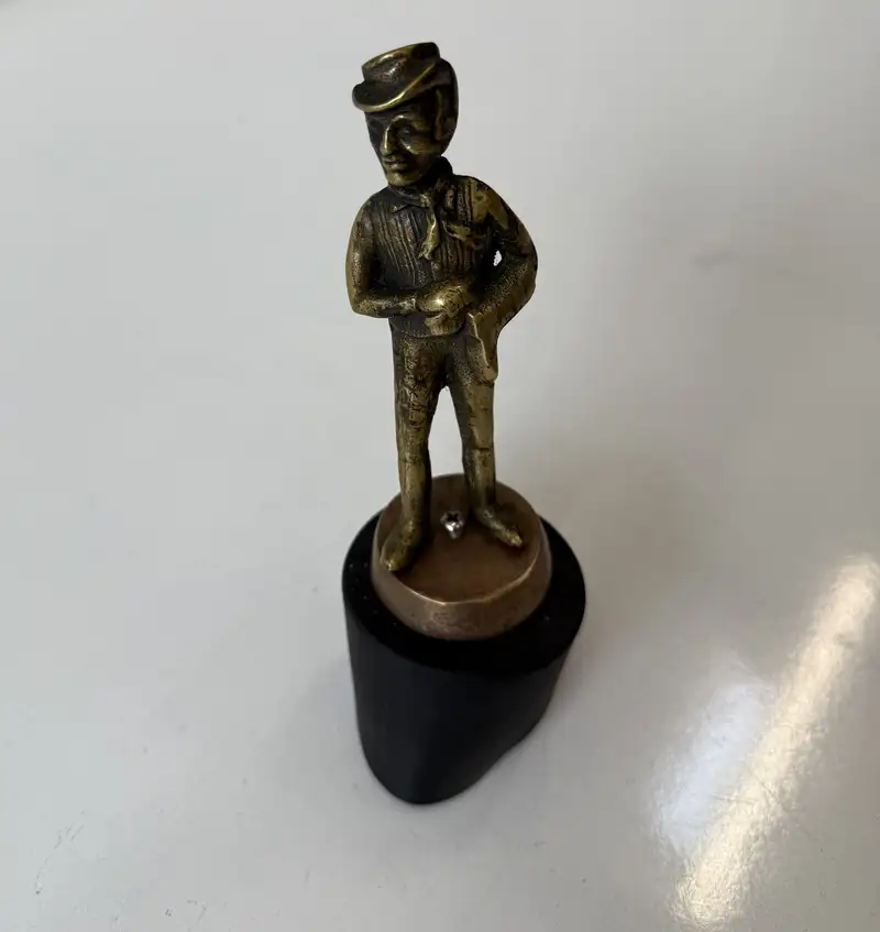Brass Accessory Mascot Featuring A Charles Dickens Character-For Sale