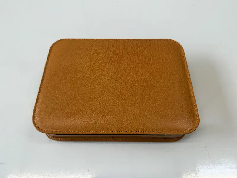 Pigskin Leather Motoring Vanity And Grooming Case-For Sale