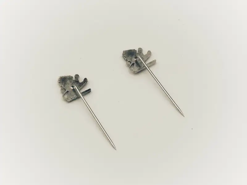 Two 1930s-1950s Lucas 'King Of The Road' Senior Staff Silver-For Sale