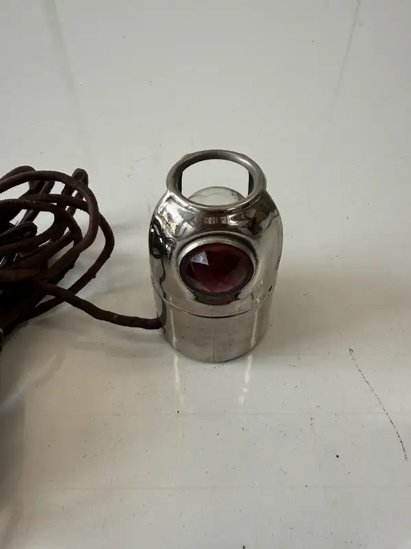 Edwardian Period Nickel Plated Magnalite Inspection Lamp-For Sale
