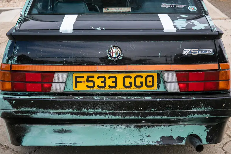 1989 Alfa Romeo 75 V6 3.0 Veloce - Ex-Top Gear car Driven by-For Sale