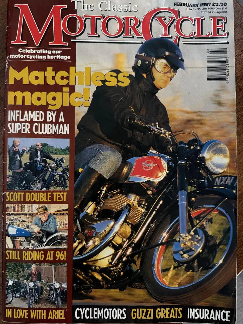 1953 Matchless G9 Super Clubman 498cc-Sold