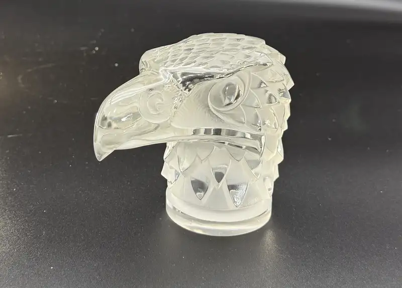 A Good Pre-War 'A Tete d'Aigle' Eagle Head Mascot by René La-For Sale