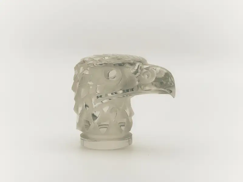 A Good Pre-War 'A Tete d'Aigle' Eagle Head Mascot by René La-For Sale