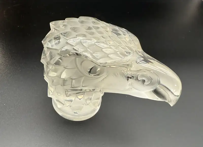 A Good Pre-War 'A Tete d'Aigle' Eagle Head Mascot by René La-For Sale