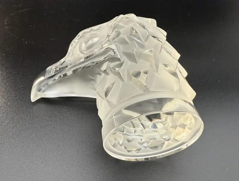 A Good Pre-War 'A Tete d'Aigle' Eagle Head Mascot by René La-For Sale