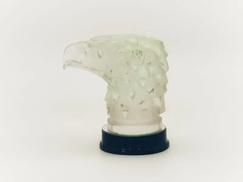 A Good Pre-War 'A Tete d'Aigle' Eagle Head Mascot by René La-For Sale