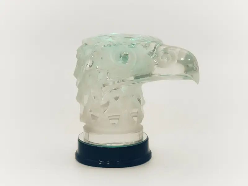 A Good Pre-War 'A Tete d'Aigle' Eagle Head Mascot by René La-For Sale