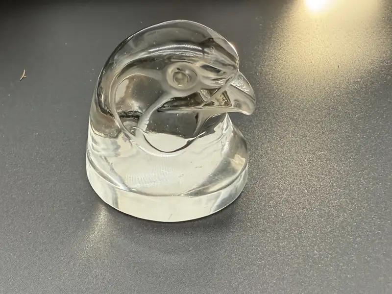 'Hawks Head' Mascot by René Lalique-For Sale