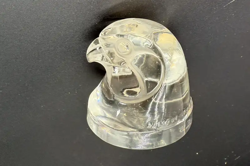 'Hawks Head' Mascot by René Lalique-For Sale