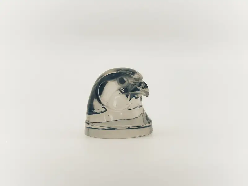 'Hawks Head' Mascot by René Lalique-For Sale