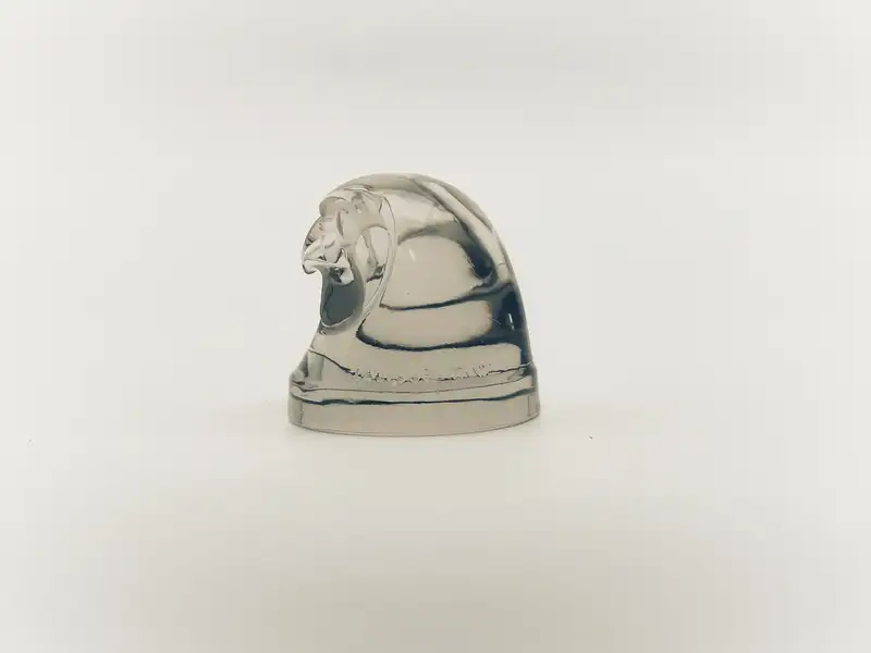 'Hawks Head' Mascot by René Lalique-For Sale