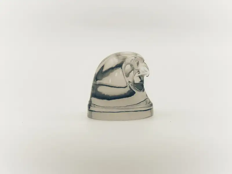 'Hawks Head' Mascot by René Lalique-For Sale