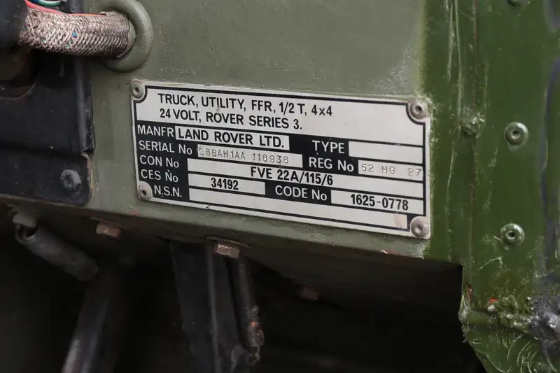 1980 Land Rover Series 3 'Lightweight'-For Sale