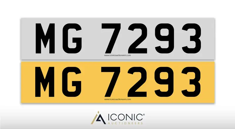 UK Registration Number MG 7293-For Sale