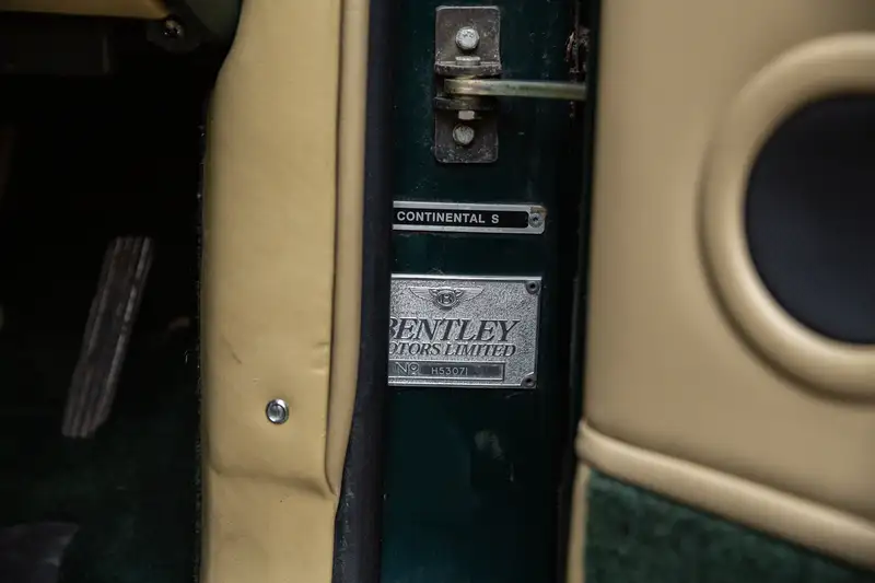 1996 Bentley Continental S-For Sale