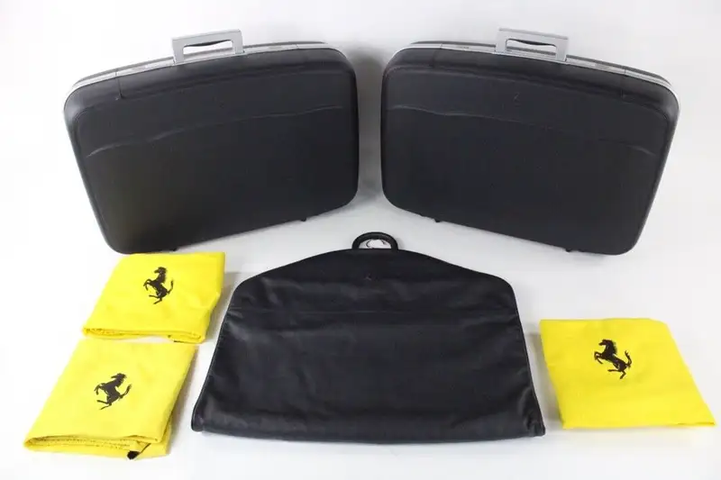 1999-2005 Ferrari 360 Complete 3-Piece Black Schedoni Luggag-For Sale