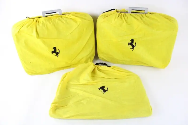 1999-2005 Ferrari 360 Complete 3-Piece Black Schedoni Luggag-For Sale