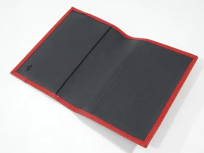 Ferrari Formula Cartier 1980’s Passport Folder Pouch Wallet-For Sale