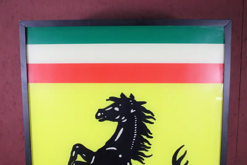 1980s 'Ferrari Servizio Assistenza' Large Illuminated Sign-For Sale