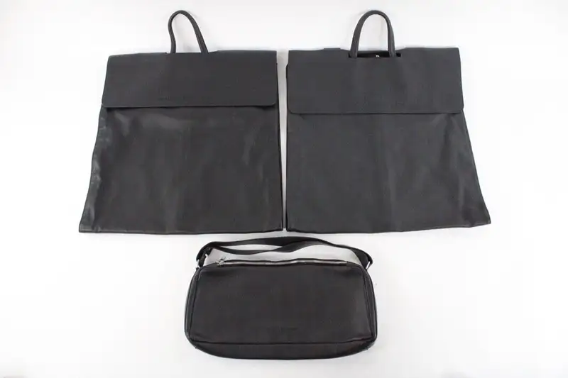 2004-2006 Porsche Carrera GT Black 3-Piece Luggage Set-For Sale