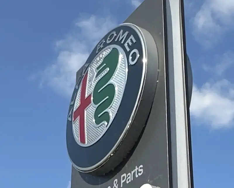 Alfa Romeo Large Illuminted Dealership Sign-Sold