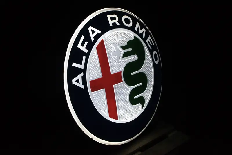 Alfa Romeo Large Illuminted Dealership Sign-For Sale