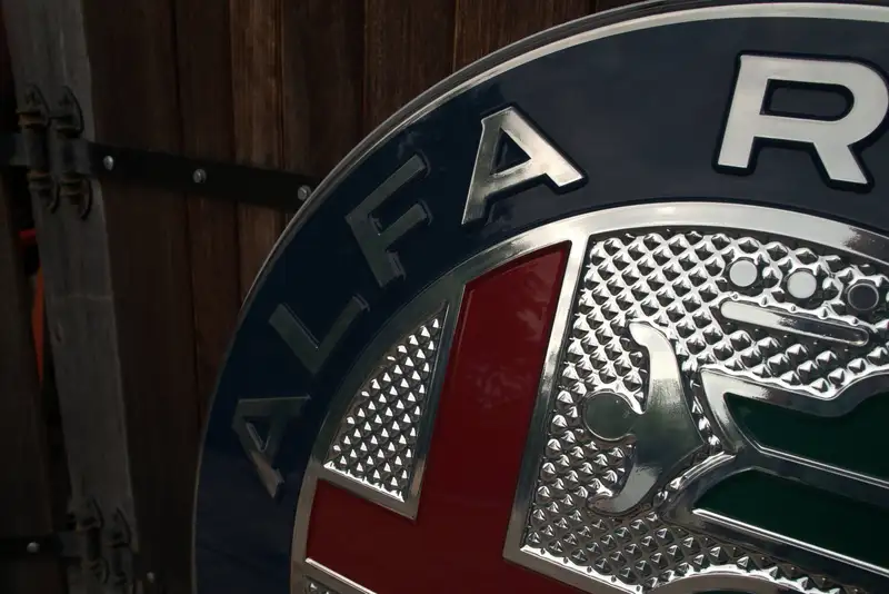 Alfa Romeo Large Illuminted Dealership Sign-For Sale